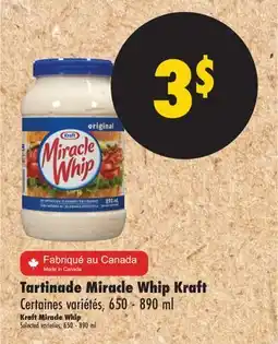 L'Intermarché TARTINADE MIRACLE WHIP | KRAFT MIRACLE WHIP offer