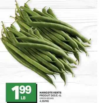 L'Intermarché HARICOTS VERTS | GREEN BEANS offer