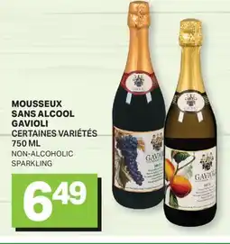 L'Intermarché MOUSSEUX SANS ALCOOL GAVIOLI, 750 ML | NON-ALCOHOLIC SPARKLING offer