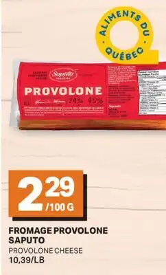L'Intermarché FROMAGE PROVOLONE, 10,39/LB offer