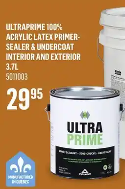 Canac UltraPrime 100% Acrylic Latex Primer-Sealer & Undercoat Interior and Exterior offer