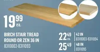 Canac Birch Stair Tread offer