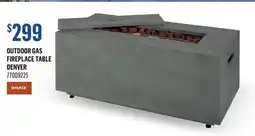 Canac Outdoor Gas Fireplace Table offer