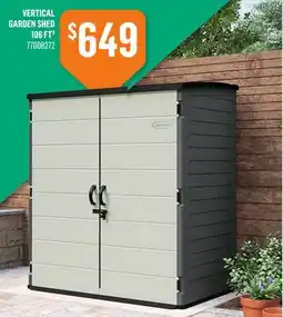 Canac VERTICAL GARDEN SHED offer