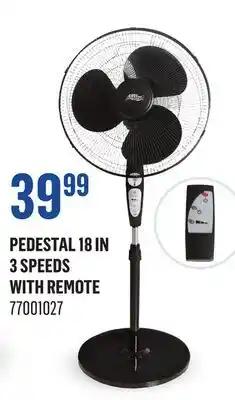 Canac Pedestal Fan 18 in 3 Speeds With Remote offer