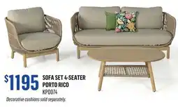 Canac SOFA SET 4 SEATER PORTO RICO offer