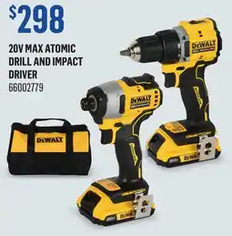 Canac 20V MAX Atomic Drill and Impact Driver offer