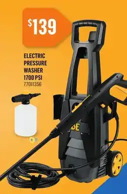 Canac Electric Pressure Washer 1700PSI offer