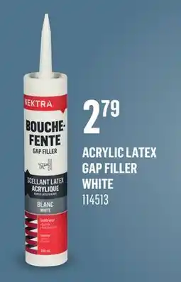 Canac Acrylic latex Gap Filler White offer