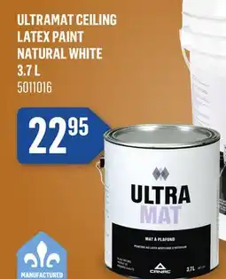 Canac ULTRAMAT CEILING LATEX PAINT NATURAL WHITE offer