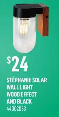 Canac Stéphanie Solar Wall Light offer