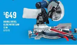 Canac Double Bevel Glide Mitre Saw 12 in offer
