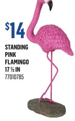 Canac Standing Pink Flamingo 171/2 in offer