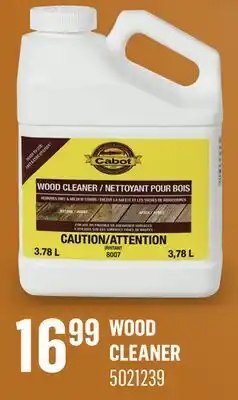 Canac Wood Cleaner offer