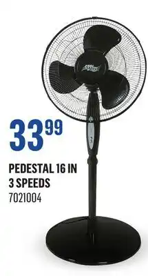 Canac Pedestal Fan 16 in 3 Speeds offer