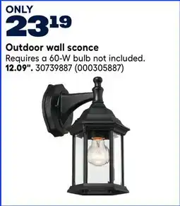 RONA VALU+ Outdoor wall sconce offer