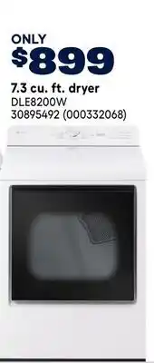 RONA 7.3 cu. ft. dryer offer