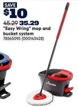 RONA Easy Wring mop and bucket system offer