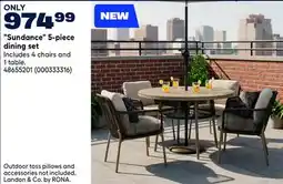 RONA Landon & Co. Sundance 5-piece dining set offer