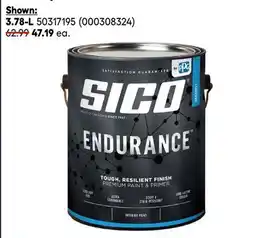 RONA 3.78-L SICO Endurance interior paint offer