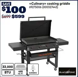 RONA Blackstone Culinary cooking griddle offer