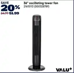 RONA VALU+ 36 oscillating tower fan offer
