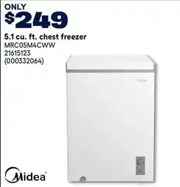 RONA Midea 5.1 cu. ft. chest freezer offer