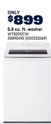 RONA LG 5.8 cu. ft. washer offer