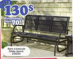 Rossy Glider bench offer