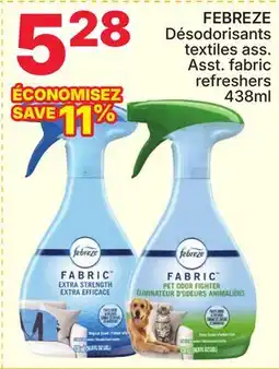 Rossy FEBREZE Asst. fabric refreshers offer