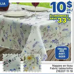 Rossy Fabric tablecloths offer