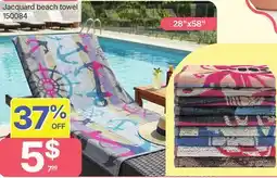 Rossy Jacquard beach towel offer