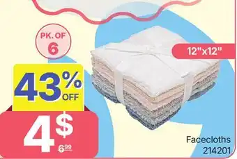 Rossy Facecloths offer