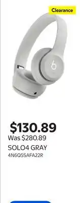 Walmart SOLO4 GRAY offer