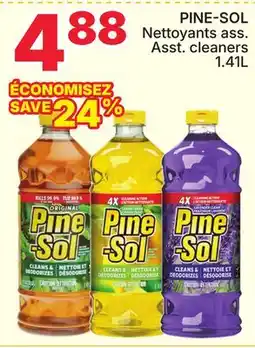 Rossy PINE-SOL Asst., cleaners offer