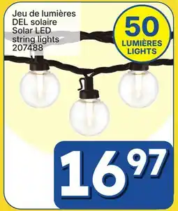 Rossy Solar LED string lights offer