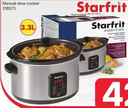 Rossy Starfrit Manual slow cooker offer