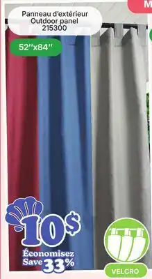 Rossy VELCRO Outdoor panel offer