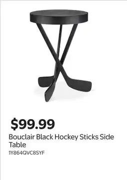Walmart Bouclair Black Hockey Sticks Side Table offer