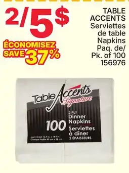 Rossy TABLE ACCENTS Napkins offer