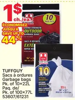 Rossy TUFFGUY Garbage bags offer