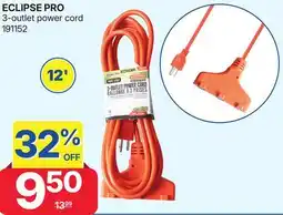 Rossy ECLIPSE PRO 3-outlet power cord offer