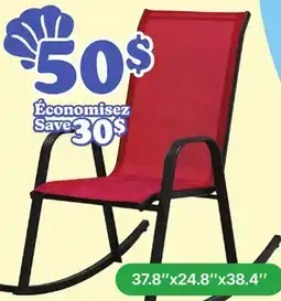 Rossy Textilène rocking chair offer