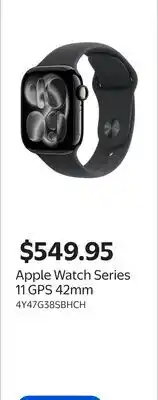 Walmart Apple Watch Series 11 GPS 42mm offer