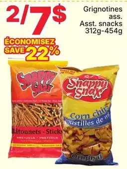 Rossy Asst. snacks offer