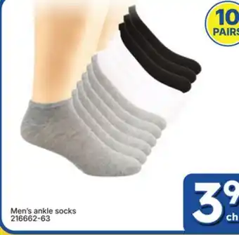 Rossy Menʼs ankle socks offer