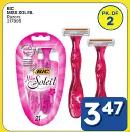 Rossy BIC MISS SOLEIL Razors offer