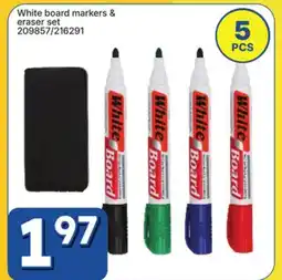Rossy White board markers & eraser set offer