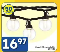 Rossy Solar LED string lights offer