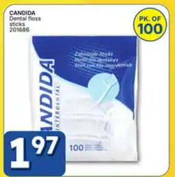 Rossy CANDIDA Dental floss sticks offer